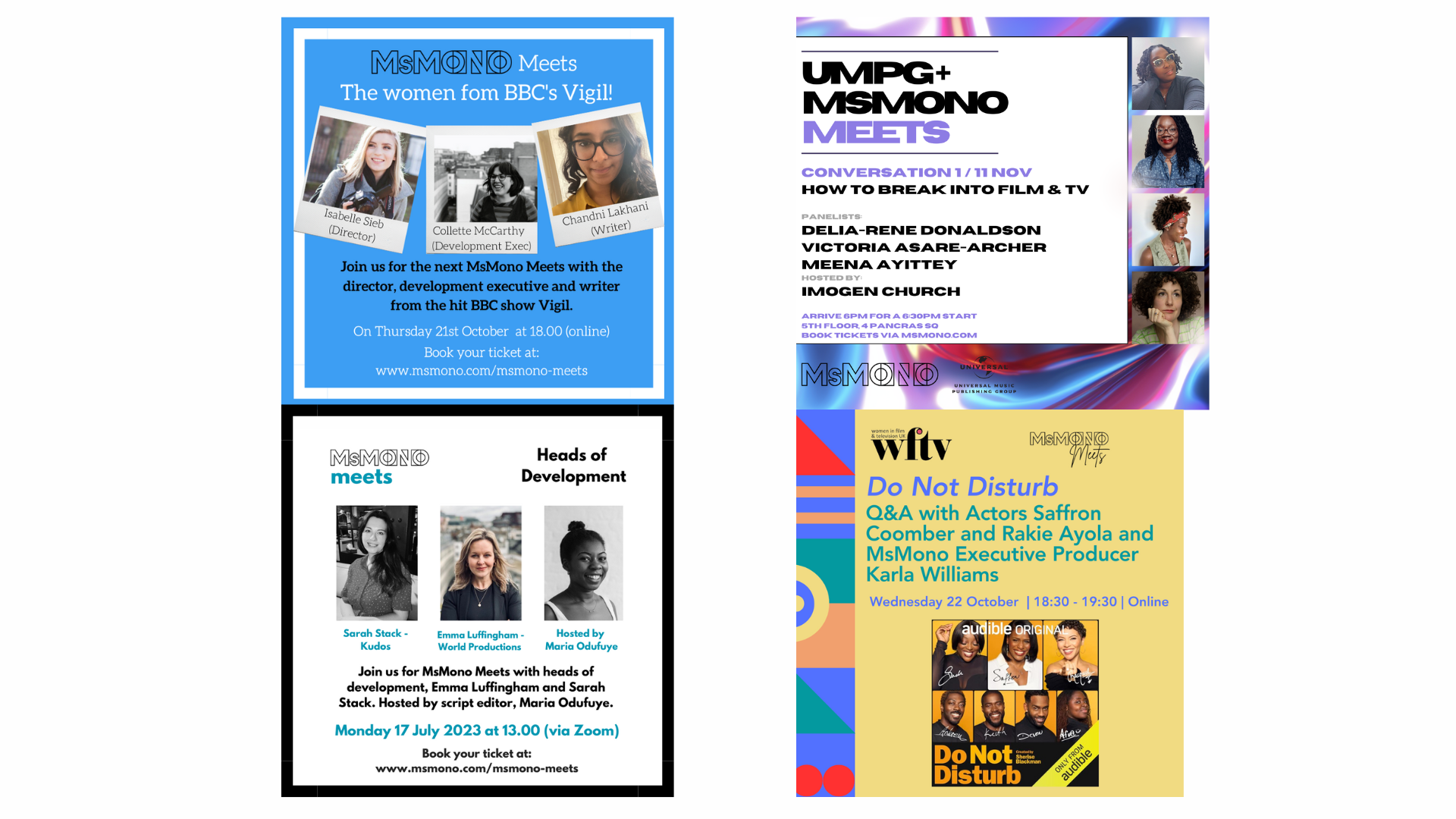 MsMono Meets, Corporate, Partnership, Global Majority women.